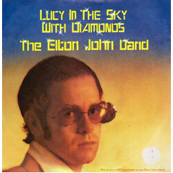 Elton John Lucy In The Sky With Diamonds Vinyl 7" USED
