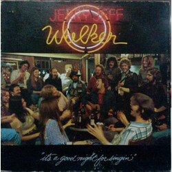 Jerry Jeff Walker It's A Good Night For Singin' Vinyl LP USED
