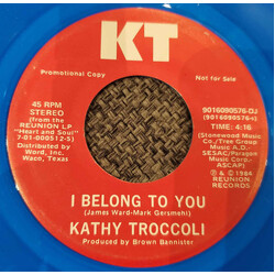 Kathy Troccoli I Belong To You Vinyl 7" USED