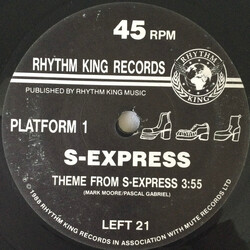 S'Express Theme From S-Express Vinyl 7" USED