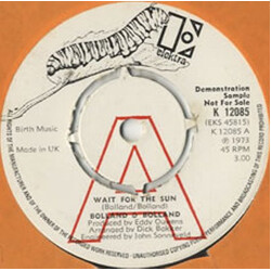 Bolland & Bolland Wait For The Sun Vinyl 7" USED