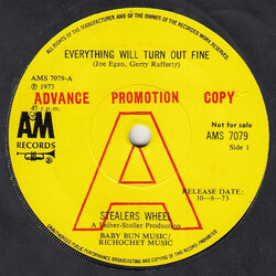 Stealers Wheel Everything Will Turn Out Fine Vinyl 7" USED