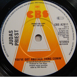 Judas Priest You've Got Another Thing Comin' Vinyl 7" USED