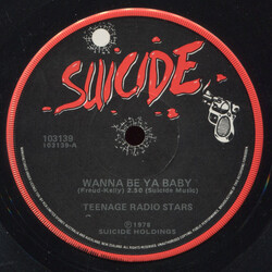 Teenage Radio Stars I Wanna Be Ya Baby Vinyl 7" USED