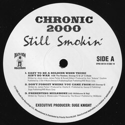 Various Chronic 2000 (Still Smokin') USED VINYL 12INCH 33 S RPM PROMO SAMPLER