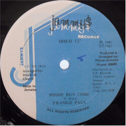 Frankie Paul Possie Run Come Vinyl 12" USED