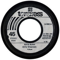 Kate Bush Army Dreamers Vinyl 7" USED