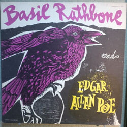 Edgar Allan Poe Basil Rathbone Reads Edgar Allan Poe Vinyl LP USED