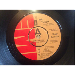 Rocky Burnette Baby Tonight Vinyl 7" USED