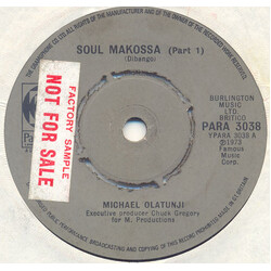Babatunde Olatunji Soul Makossa (Part 1) Vinyl 7" USED
