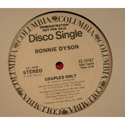 Ronnie Dyson Couples Only USED VINYL 12INCH PROMO 33 S RPM