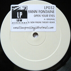 Yann Fontaine Open Your Eyes Vinyl 12" USED