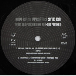 King Britt / Sylk 130 When The Funk Hits The Fan (The Remixes) Vinyl 12" USED