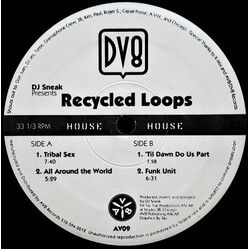 DJ Sneak Recycled Loops Vinyl 12" USED