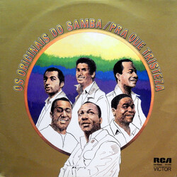Os Originais Do Samba Pra Que Tristeza Vinyl LP USED