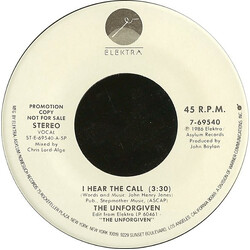 The Unforgiven I Hear The Call Vinyl 7" USED