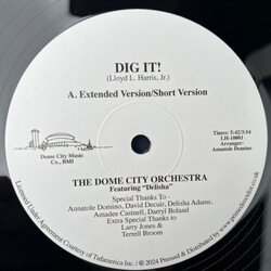 The Dome City Rock Orchestra / Delisha Adams (2) Dig It! Vinyl 12" USED