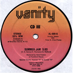 CD III Summer Jam / And You Know That Vinyl 12" USED