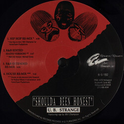 U.B. Strange Shoulda Been Honest Vinyl 12" USED