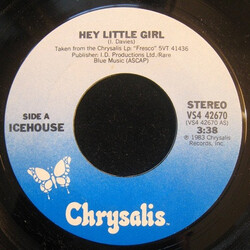 Icehouse Hey Little Girl Vinyl 7" USED