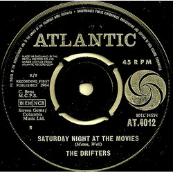 The Drifters Saturday Night At The Movies Vinyl 7" USED