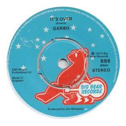 Garbo's Celluloid Heroes It's Over Vinyl 7" USED
