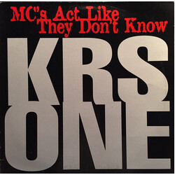 KRS-One MC's Act Like They Don't Know Vinyl 12" USED