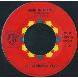 Joe "Fingers" Carr Maid In France (Ooh-La-La) / Tin Pan Rag Vinyl 7" USED
