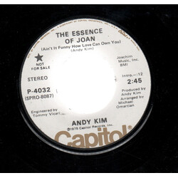 Andy Kim The Essence Of Joan (Ain't It Funny How Love Can Own You) Vinyl 7" USED