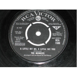 The Monkees A Little Bit Me, A Little Bit You Vinyl 7" USED