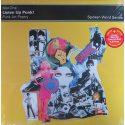 Mal-One Listen Up Punk! Punk Art Poetry Vinyl LP USED
