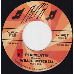 Willie Mitchell Percolatin' Vinyl 7" USED