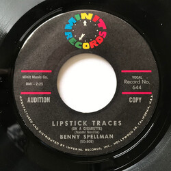 Benny Spellman Lipstick Traces (On A Cigarette) / Fortune Teller Vinyl 7" USED