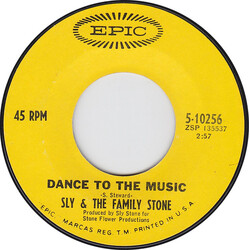 Sly & The Family Stone Dance To The Music Vinyl 7" USED