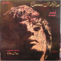Carmen McRae Second To None Vinyl LP USED