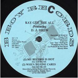 Kay Gee The All / DJ Drew My Record Is Hot Vinyl 12" USED