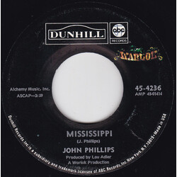 John Phillips Mississippi / April Anne USED VINYL 7INCH 45 RPM SINGLE