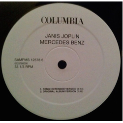 Janis Joplin Mercedes Benz Vinyl 12" USED
