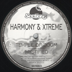 Harmony & Xtreme Mystified / Temple Of Doom Vinyl 12" USED