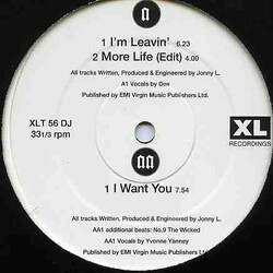 Jonny L I'm Leavin' Vinyl 12" USED