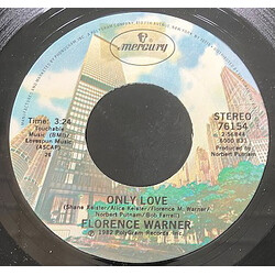 Florence Warner Only Love Vinyl 7" USED