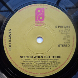 Lou Rawls See You When I Git There / Spring Again Vinyl 7" USED