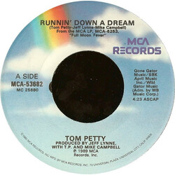 Tom Petty Runnin' Down A Dream Vinyl 7" USED