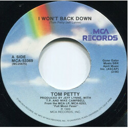 Tom Petty I Won't Back Down / The Apartment Song Vinyl 7" USED