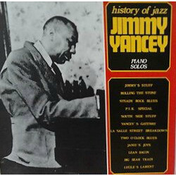 Jimmy Yancey Piano Solos Vinyl LP USED