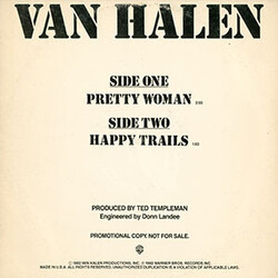 Van Halen Pretty Woman Vinyl 12" USED