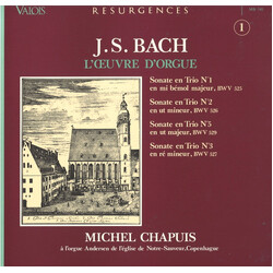Johann Sebastian Bach / Michel Chapuis Sonates En Trio N°1, N°2, N°5, N°3 Vinyl LP USED
