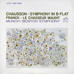 Ernest Chausson / César Franck / Charles Munch / Boston Symphony Orchestra Symphony In B-Flat / Le Chasseur Maudit Vinyl LP USED