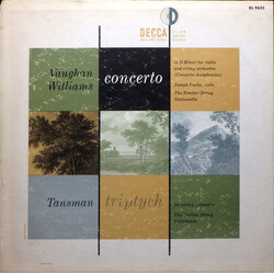 Ralph Vaughan Williams / Alexandre Tansman / The Zimbler Sinfonietta / Joseph Fuchs / il concerto accademico Concerto In D Minor For Violin And String