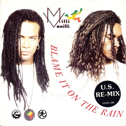 Milli Vanilli Blame It On The Rain Vinyl 7" USED